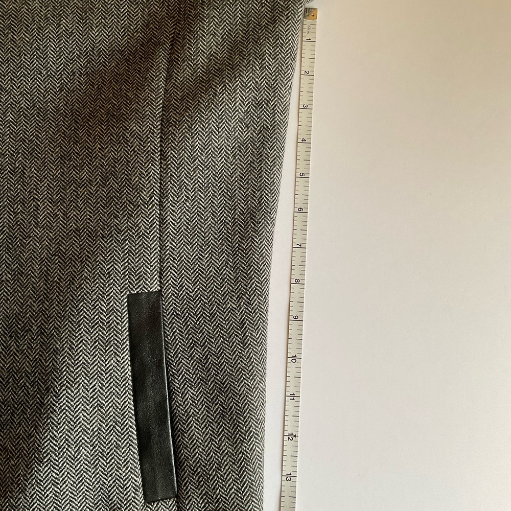 Albert Nipon Houndstooth Blazer 14 Wool - image 7